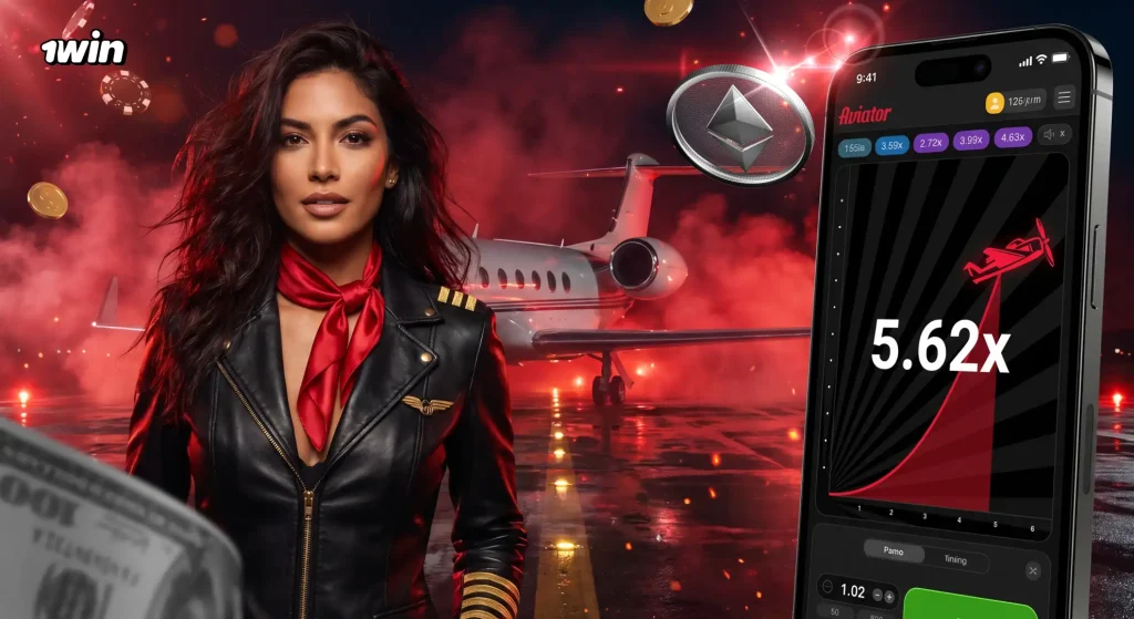 Aviator de Spribe en 1win México con Demo y Rain Feature